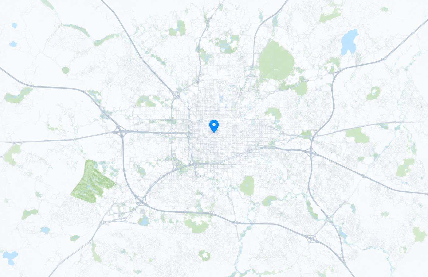 Map showing Orynex in Johannesburg